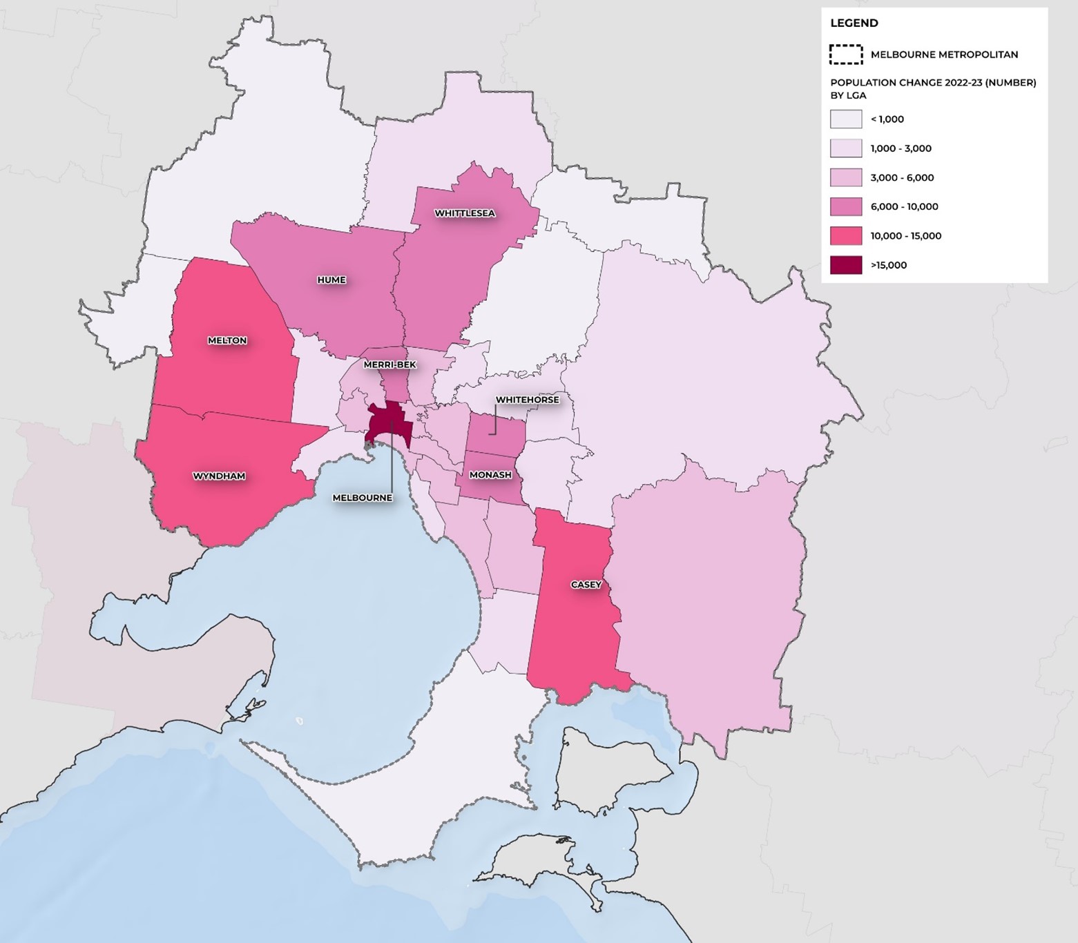 Australian Bureau of Statistics (ABS) Population Growth Greater Melbourne